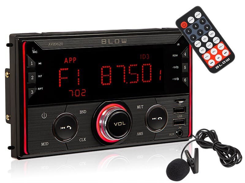 Blow Ηχοσύστημα Αυτοκινήτου 2 DIN (Bluetooth/USB/AUX) με Οθόνη Αφής 2.8" 78-335# 2