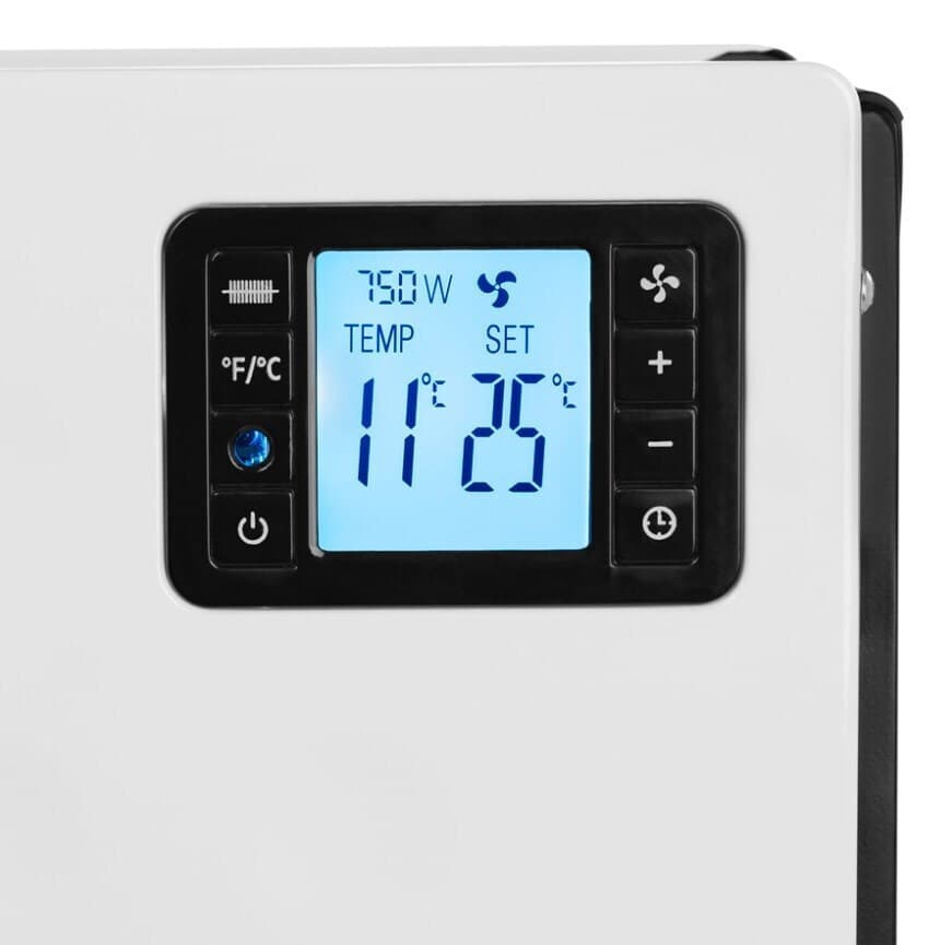 N'Oveen CH8000 Θερμοπομπός Δαπέδου 2000W με Ηλεκτρονικό Θερμοστάτη 60x37.5cm Λευκός 6