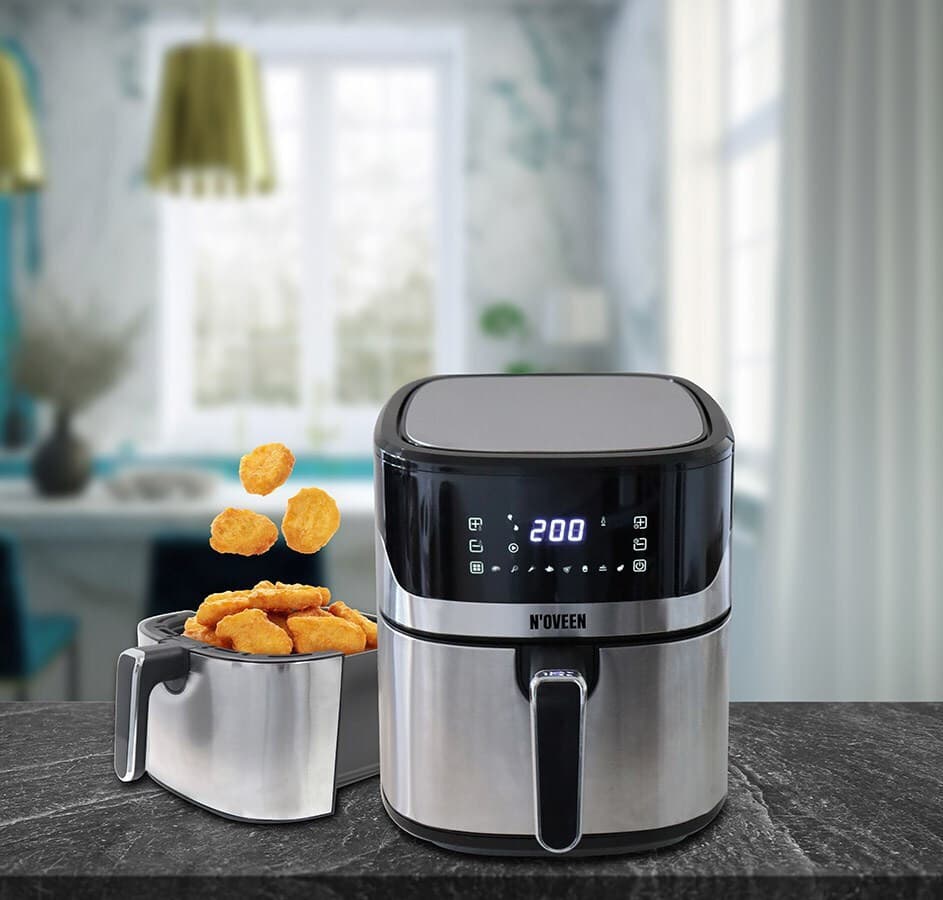 N'Oveen Air Fryer 6.5lt Ασημί AF550 2