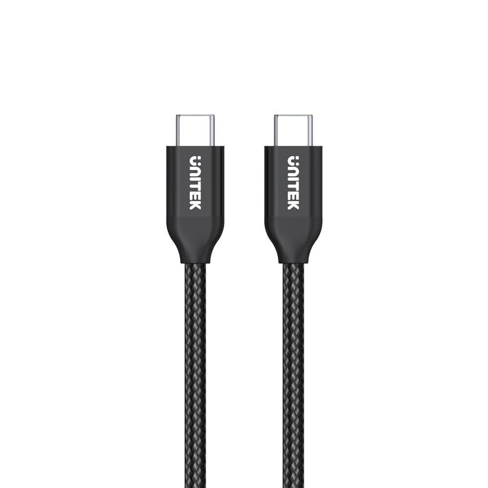 Unitek Braided USB 2.0 Cable USB-C male - USB-C 100W PD Μαύρο 2m C14059BK 4