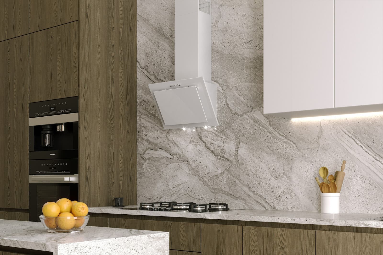 Maan Vertical PG 60 Απορροφητήρας Καμινάδα 60cm Λευκός 3