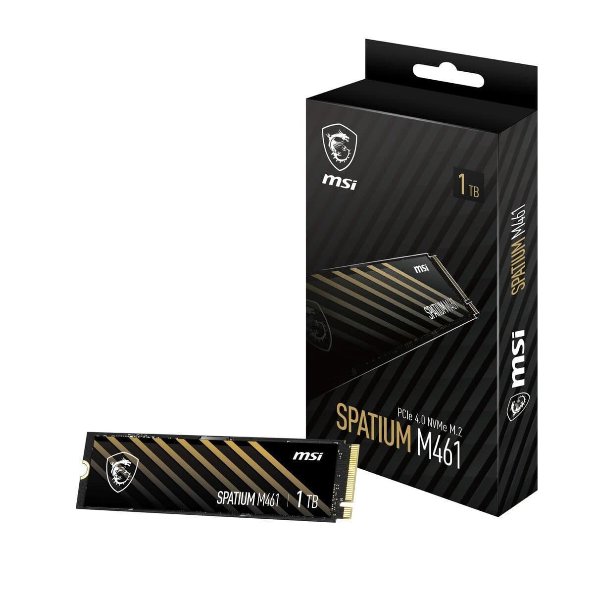MSI Spatium M461 SSD 1TB τύπου M.2 με σύνδεση PCI Express 4.0 S78-440L1D0-P83 3