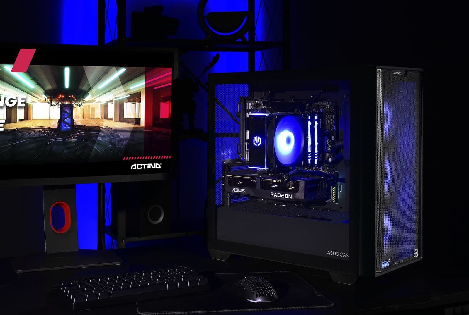 Actina Gaming Desktop PC (Ryzen 5-5600/16GB DDR4/1TB SSD/Radeon RX 7600/No OS) 5