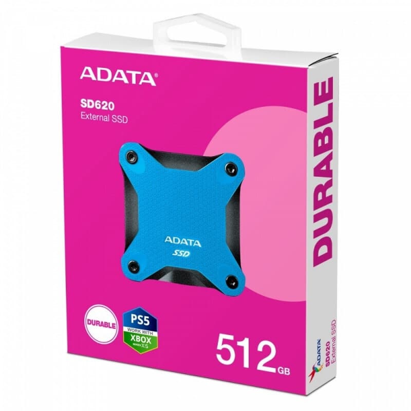 Adata SD620 USB-A 3.2 Εξωτερικός SSD 512GB 2.5" Μπλε 2