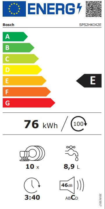 Bosch Ελεύθερο Πλυντήριο Πιάτων με Wi-Fi για 10 Σερβίτσια Π45xY84.5εκ. Inox SPS2HKI42E 7