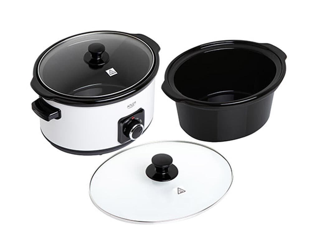 Adler AD 6413W Slow Cooker 290W με Χωρητικότητα 5.8lt Λευκό 4