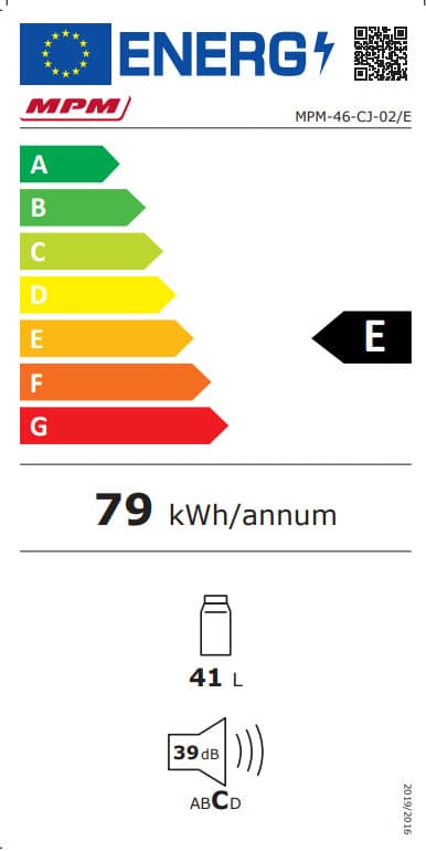MPM Mini Bar 41lt Υ51xΠ44xΒ47εκ. Μαύρο MPM-46-CJ-02/E 3