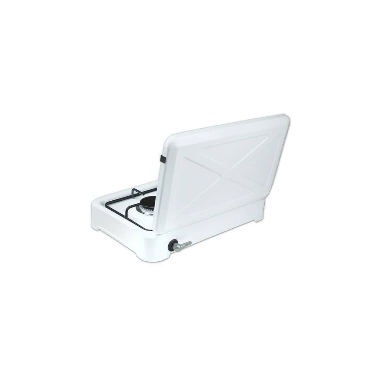 Ravanson K-02T K-02T Επιτραπέζια Εστία Υγραερίου Διπλή Λευκή 5