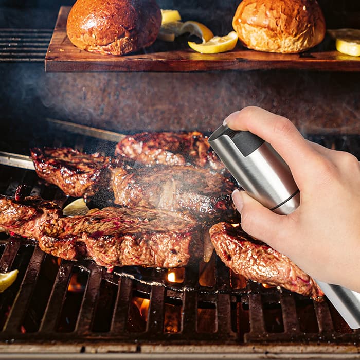 Profi Cook Σετ Λαδόξιδο Σπρέι από Ανοξείδωτο Ατσάλι 100ml 6