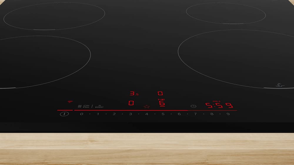 Bosch Serie 6 Smart Επαγωγική Εστία Αυτόνομη με Λειτουργία Κλειδώματος 59.2x52.2εκ. PIE631HB1E 2