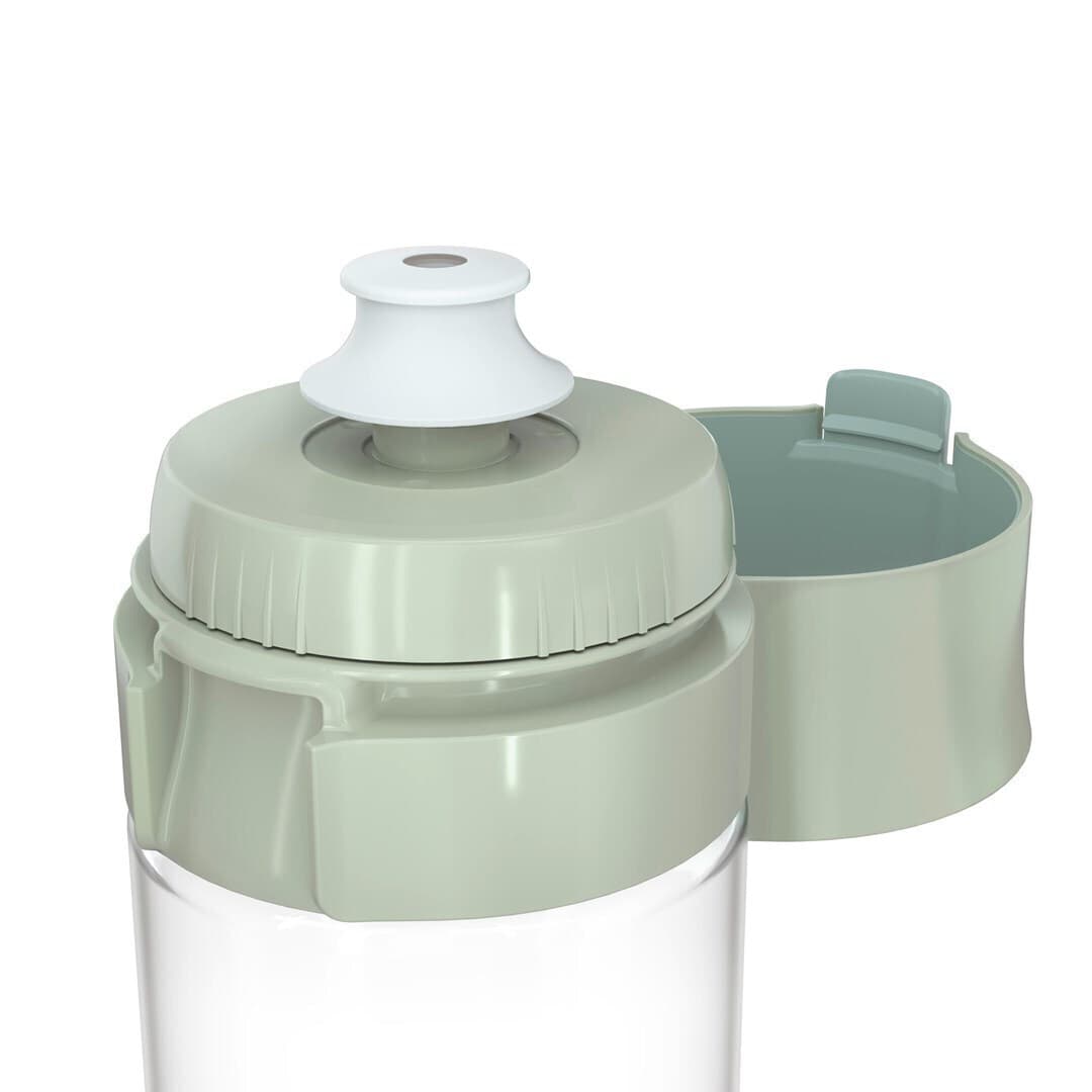 Brita Vital Αθλητικό Παγούρι με Στόμιο και Φίλτρο 600ml Πράσινο 4