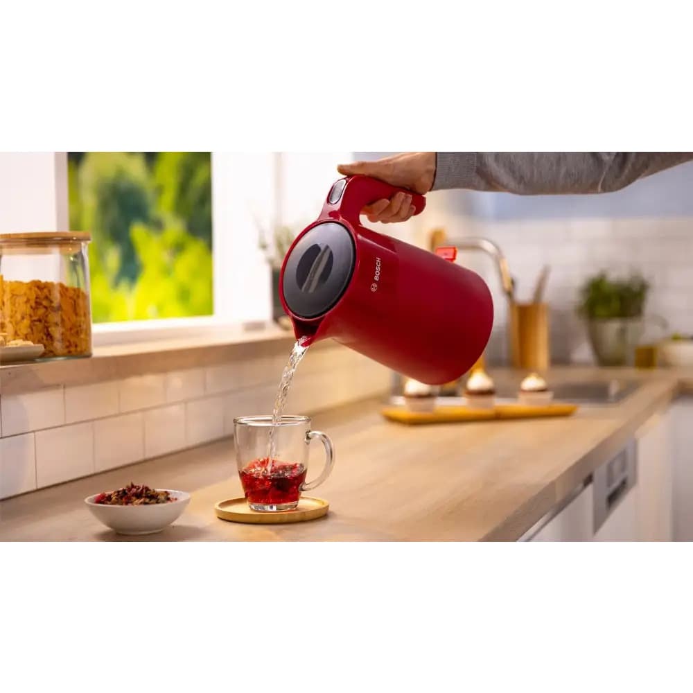 Bosch Mymoment Βραστήρας 1.7lt 2400W Κόκκινος 6