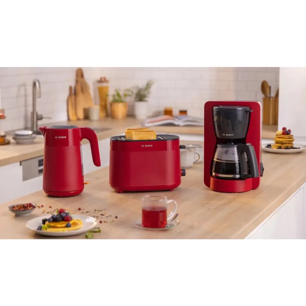 Bosch Mymoment Βραστήρας 1.7lt 2400W Κόκκινος 7