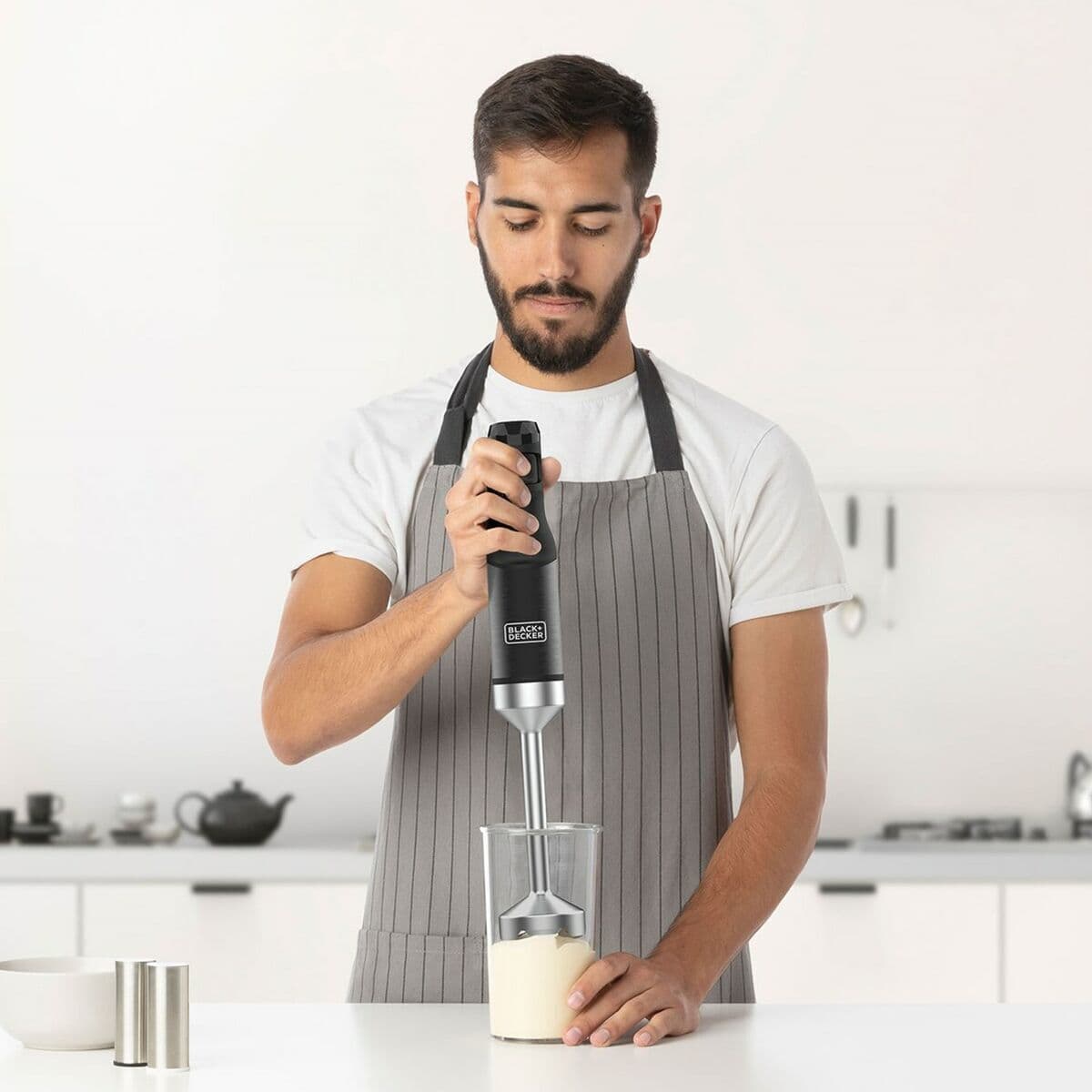 Black & Decker Ραβδομπλέντερ με Ανοξείδωτη Ράβδο 1500W Μαύρο BXHBA1501E 7