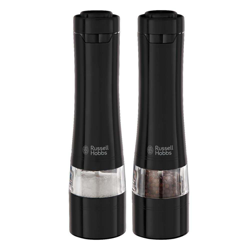 Russell Hobbs Classics Σετ Ηλεκτρικοί Μύλοι Μπαχαρικών Inox σε Μαύρο Χρώμα 28010 2τμχ 2