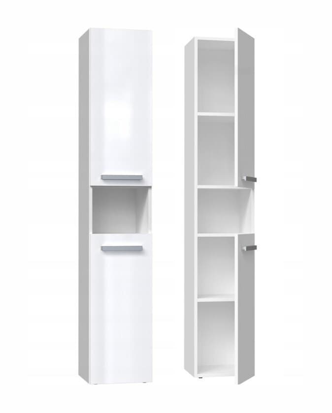 TOH Nel I Στήλη Μπάνιου Δαπέδου Μ31xΒ30xΥ174cm Λευκή 3