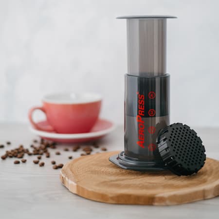 Aeropress Original Καφετιέρα Φίλτρου Χειρός Πλαστική Μαύρη 250ml 6