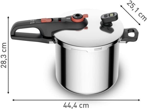 Tefal Secure Chrono Χύτρα Ταχύτητας 8lt P2594401 3