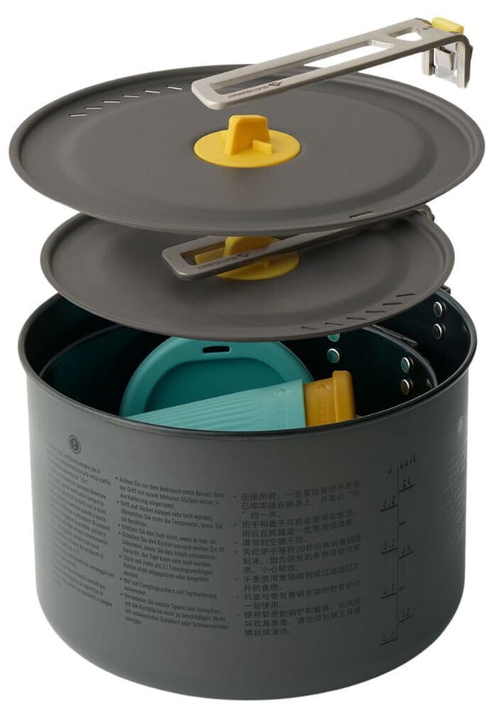 Sea to Summit Κατσαρόλα για Camping 2000ml 6τμχ STS40-01185-NoColour