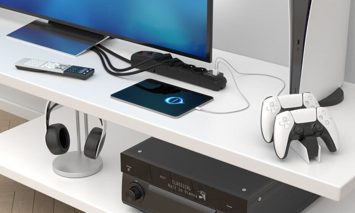 Acar Πολύπριζο Aσφαλείας 4 Θέσεων με 1 USB-A, 1 USB-C και Καλώδιο 5m Γαλλίας (Type E) W2441 5