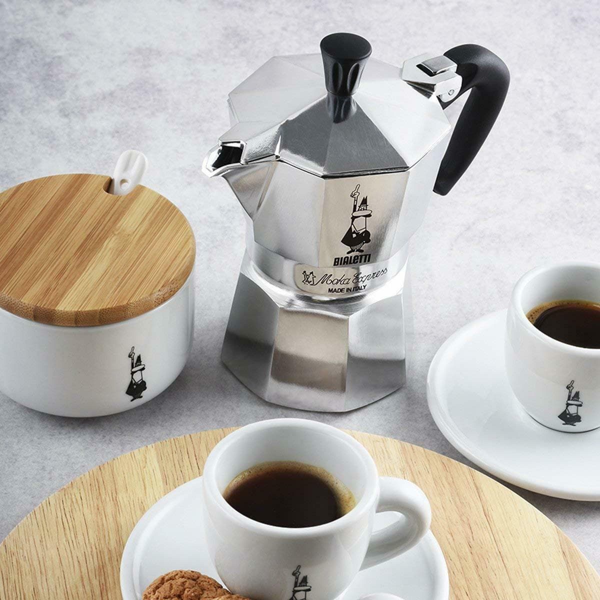 Bialetti Moka Express Μπρίκι Espresso 2cups Ασημί 0001168/OC 3