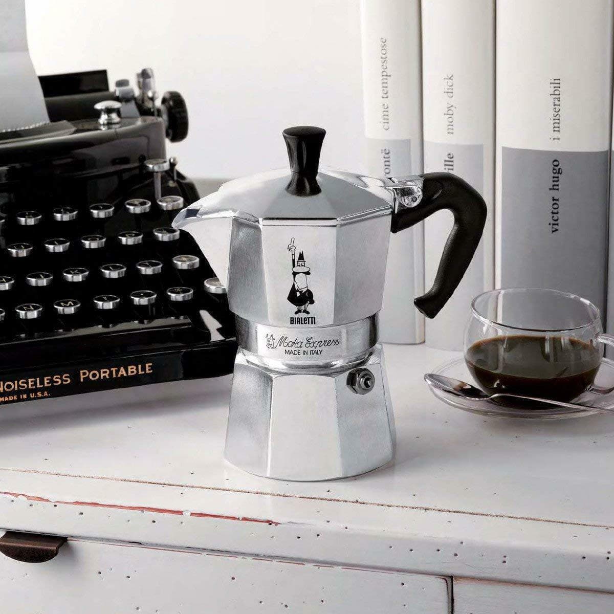 Bialetti Moka Express Μπρίκι Espresso 2cups Ασημί 0001168/OC 5