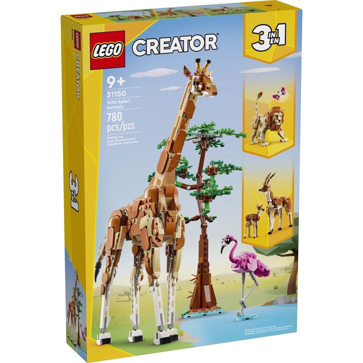 LEGO Creator Wild Safari Animals για 9+ Ετών 31150 2