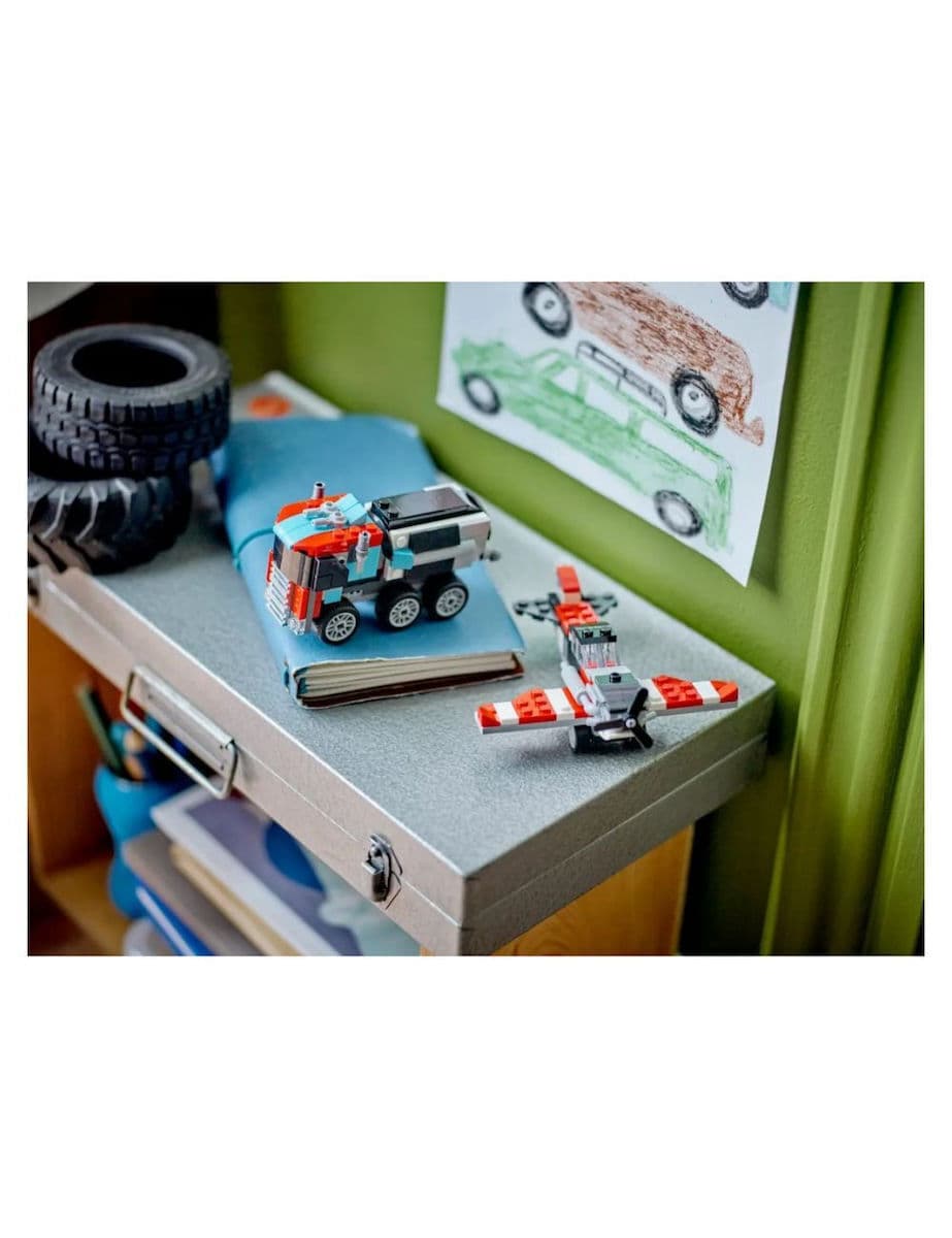 LEGO Creator Flatbed Truck With Helicopter για 7+ Ετών 270τμχ 31146 10