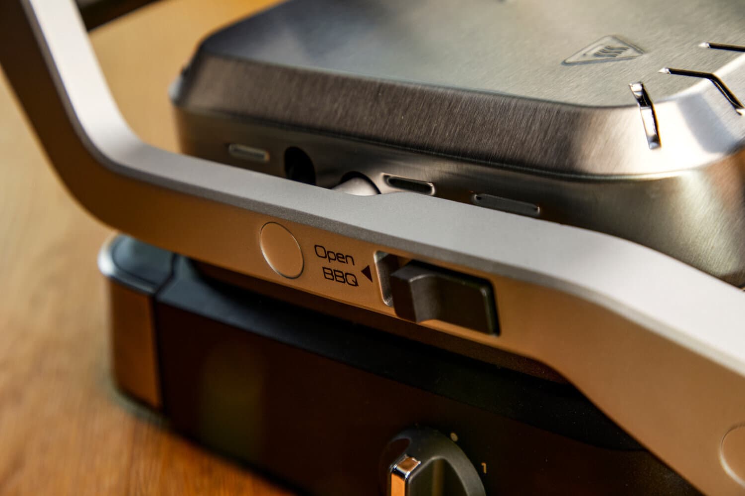 Tefal Optigrill 4-in-1 Επιτραπέζια Ηλεκτρική Ψησταριά Λείας και Αυλακωτής Πλάκας 2100W Ανοξείδωτη με Καπάκι και Ρυθμιζόμενο Θερμοστάτη GC774D30 7