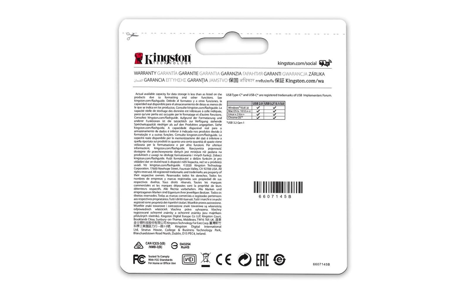 Kingston DataTraveler MicroDuo 3C 64GB USB 3.1 Stick με σύνδεση USB-A & USB-C Μωβ 9