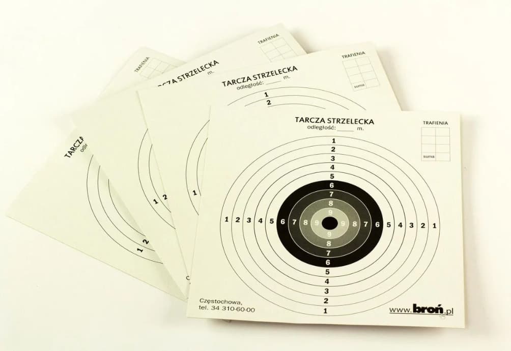 Paper discs Χάρτινος Στόχος Σκοποβολής & Τοξοβολίας 17x17εκ. 3.1717