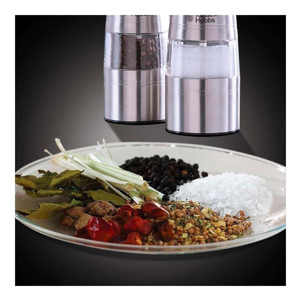 Russell Hobbs Classics Σετ Ηλεκτρικοί Μύλοι Μπαχαρικών Inox σε Ασημί Χρώμα 23460 2τμχ 4