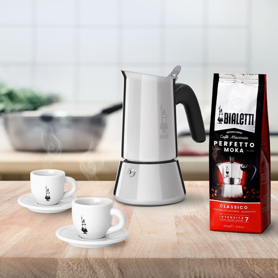 Bialetti Venus Μπρίκι Espresso 4cups Inox Ασημί 0007254/CN 9