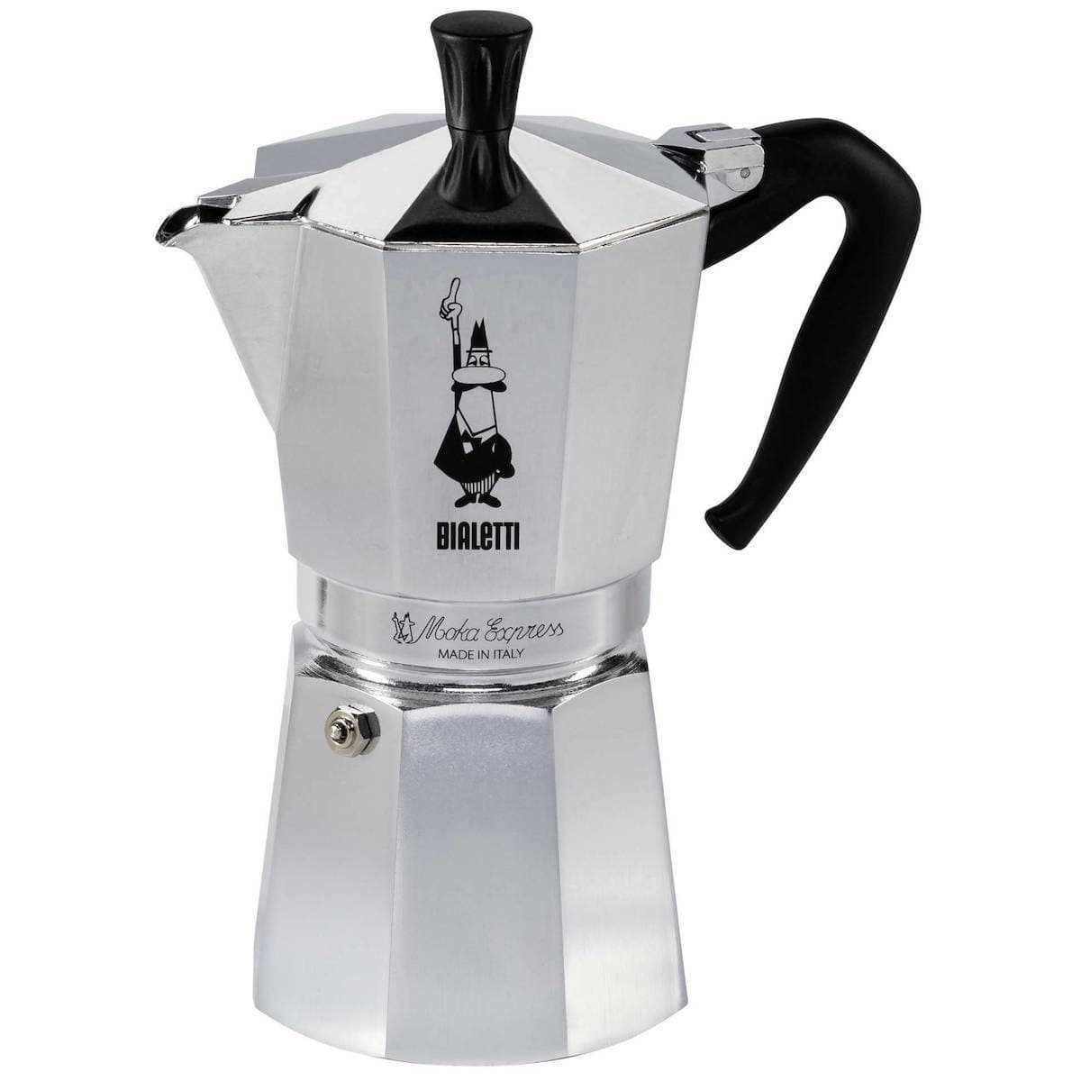 Bialetti Μπρίκι Espresso 9cups Ασημί 0001165/X4 5