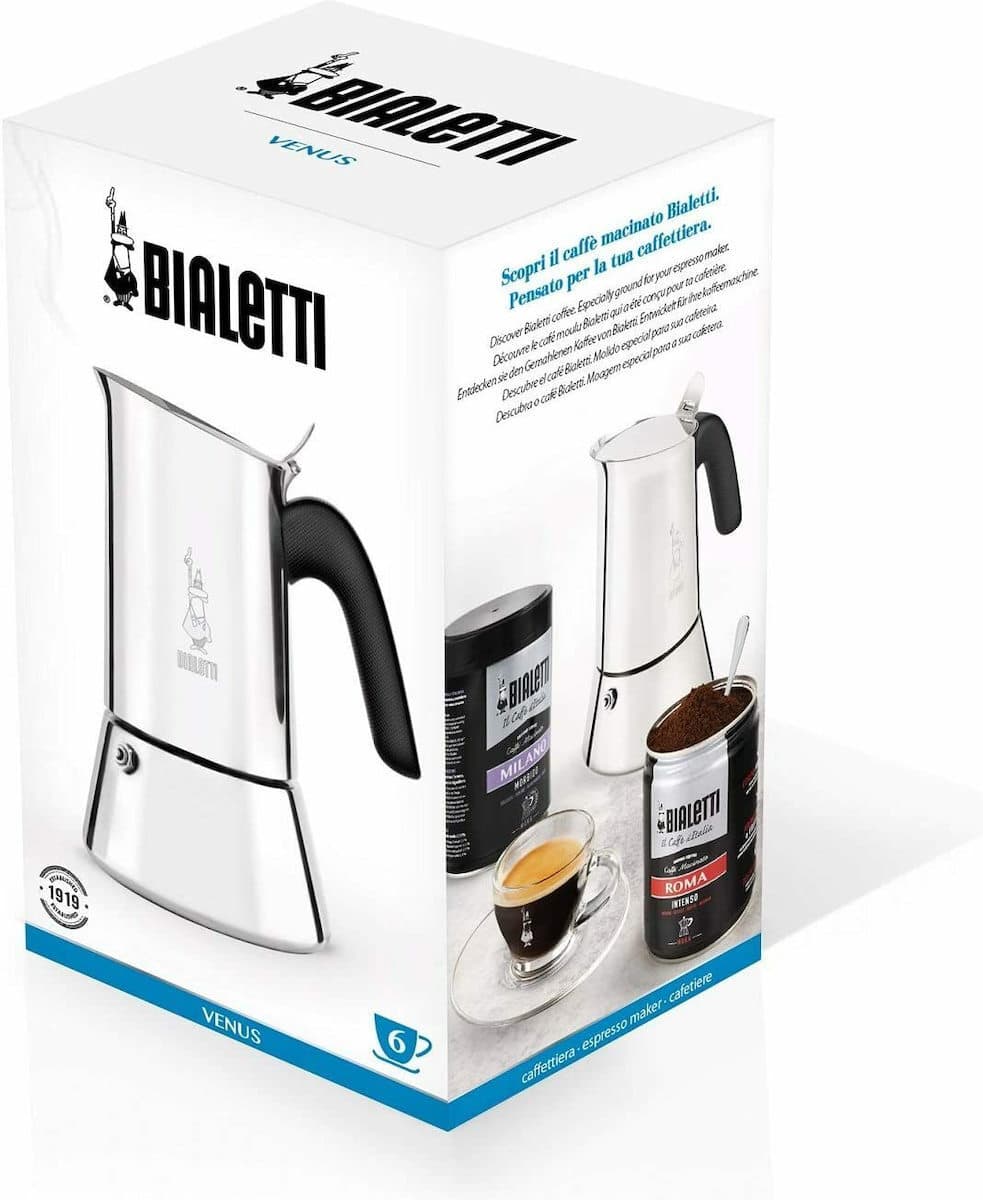 Bialetti Venus Μπρίκι Espresso 2cups Inox Καφέ 0007252/CNNP 4