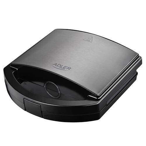 Adler Τοστιέρα για 2 Τοστ 1000W Μαύρη AD 3069 8