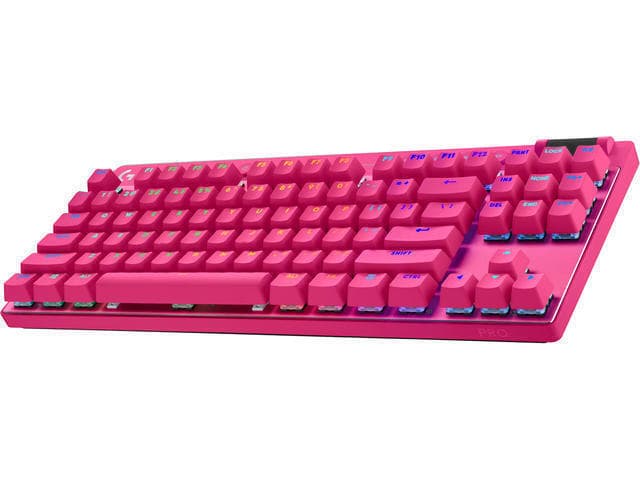 Logitech Pro X TKL Ασύρματο Gaming Μηχανικό Πληκτρολόγιο Tenkeyless με RGB φωτισμό (Αγγλικό US) Ροζ 3
