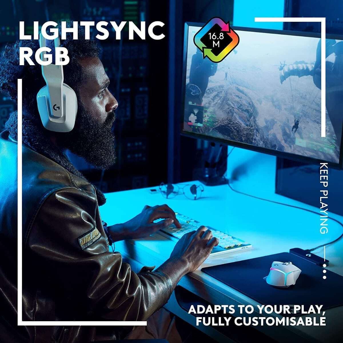 Logitech G502 X Plus Ασύρματο RGB Gaming Ποντίκι 25600 DPI Μαύρο 10