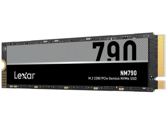 Lexar NM790 SSD 512GB τύπου M.2 με σύνδεση PCI Express 4.0 και Ψύκτρα (PS5 Compatible) LNM790X512G-RNNNG 4
