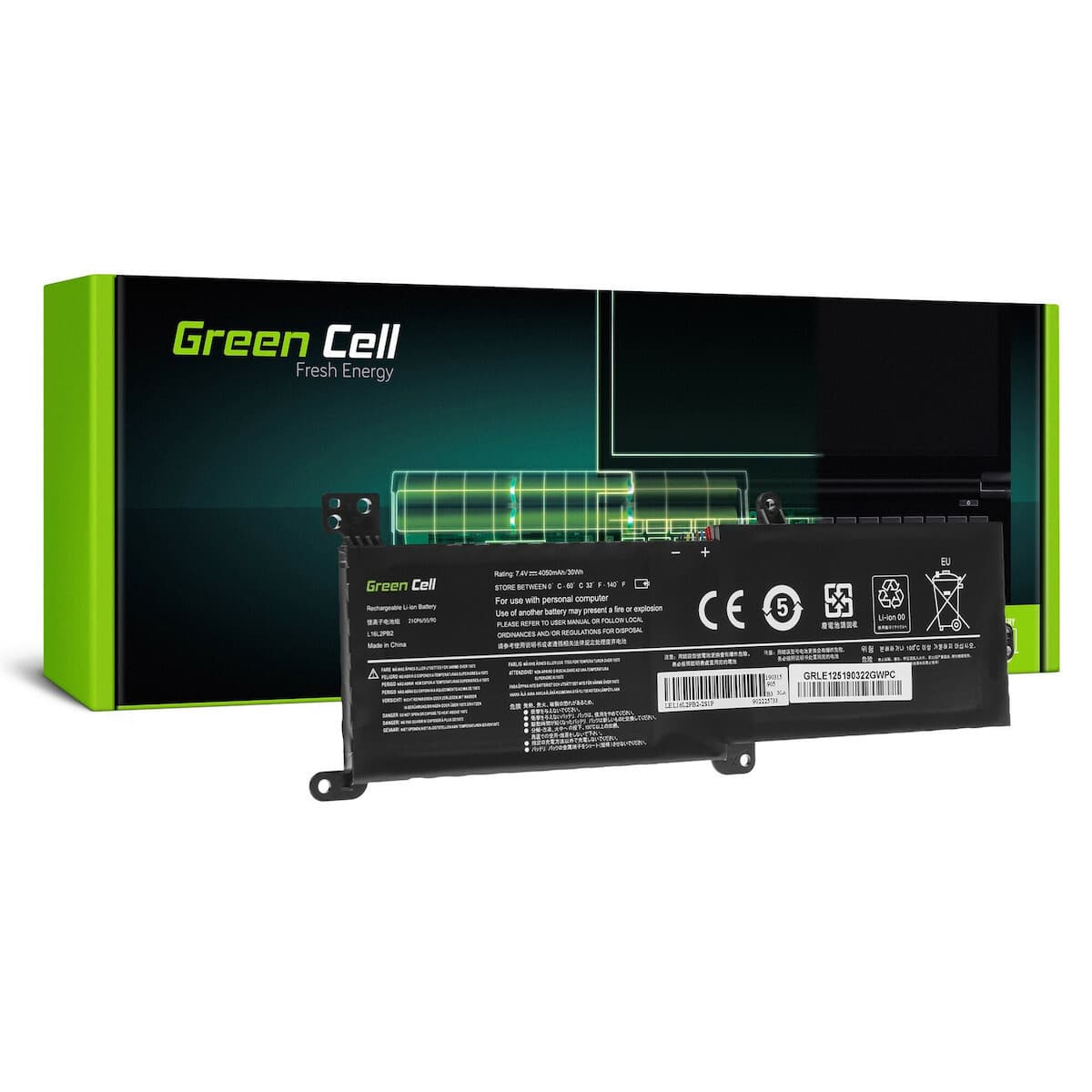 Green Cell Συμβατή Μπαταρία για Lenovo IdeaPad LE125 με 3500mAh (LE125) 3
