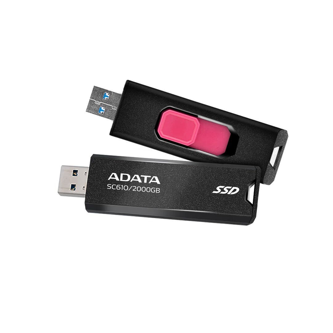 Adata SC610 USB-A 3.2 Εξωτερικός SSD 2TB Μαύρο 7