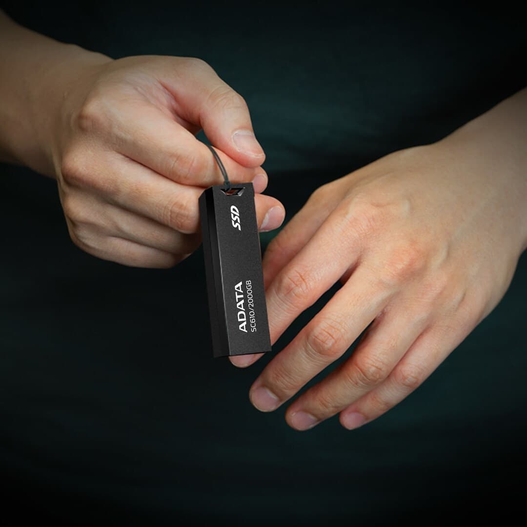 Adata SC610 USB-A 3.2 Εξωτερικός SSD 2TB Μαύρο 8