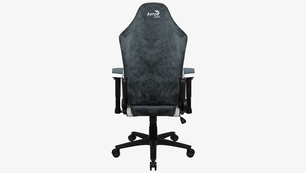 Aerocool Royal AeroWeave Υφασμάτινη Καρέκλα Gaming με Ρυθμιζόμενα Μπράτσα και Υποπόδιο Ash Grey 4