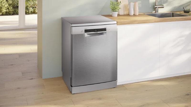 Bosch Ελεύθερο Πλυντήριο Πιάτων με Wi-Fi για 9 Σερβίτσια Π45xY85εκ. Inox SMS4EKI06E