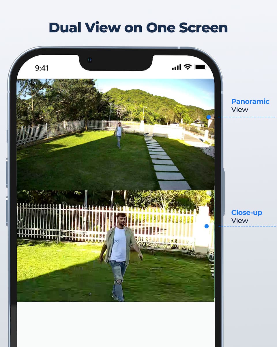 Reolink TrackMix Series IP Dual Κάμερα Παρακολούθησης 4K Αδιάβροχη με Αμφίδρομη Επικοινωνία και Φακό 2.8mm 7
