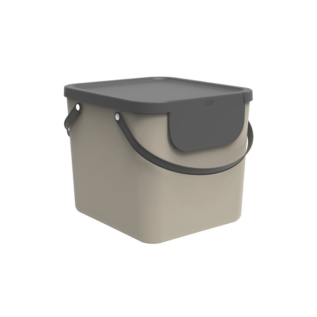 Rotho Babydesign Κάδος Albula Απορριμμάτων Πλαστικός Καφέ 40lt CEN-72747 2