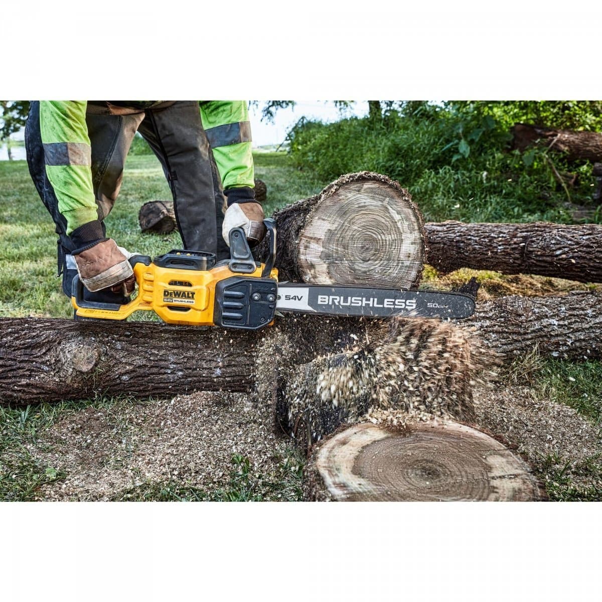 DEWALT Flexvolt Αλυσοπρίονο Μπαταρίας 1x9Ah Brushless 54V 6kg με Λάμα 50cm DCMCS575X1 10