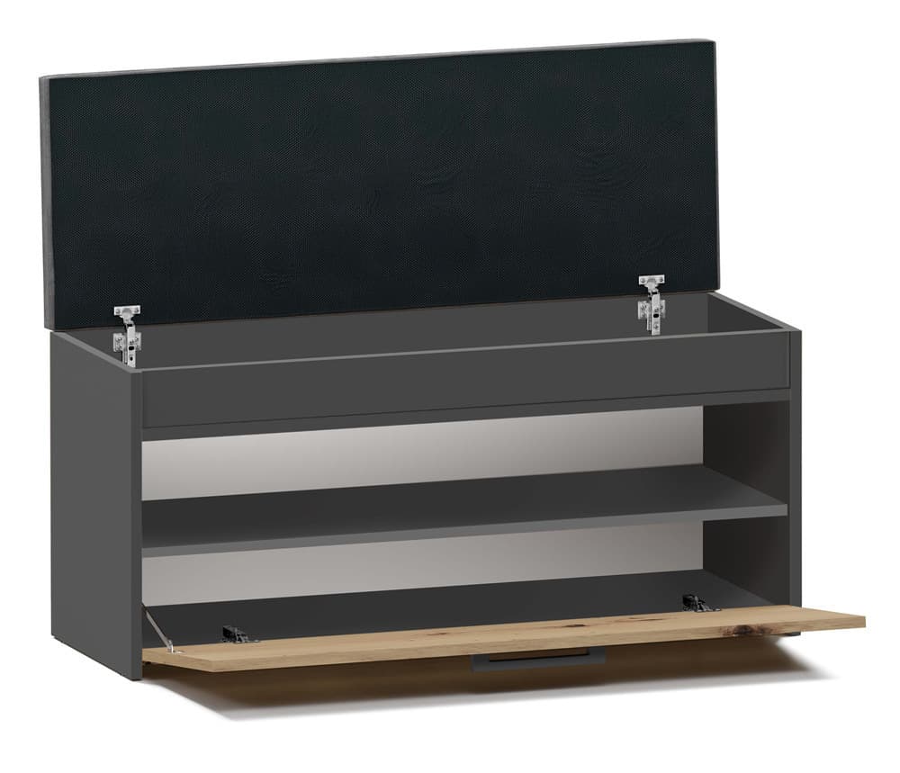 Parma Shoe Cabinet Parma Anthracite Artisan 3