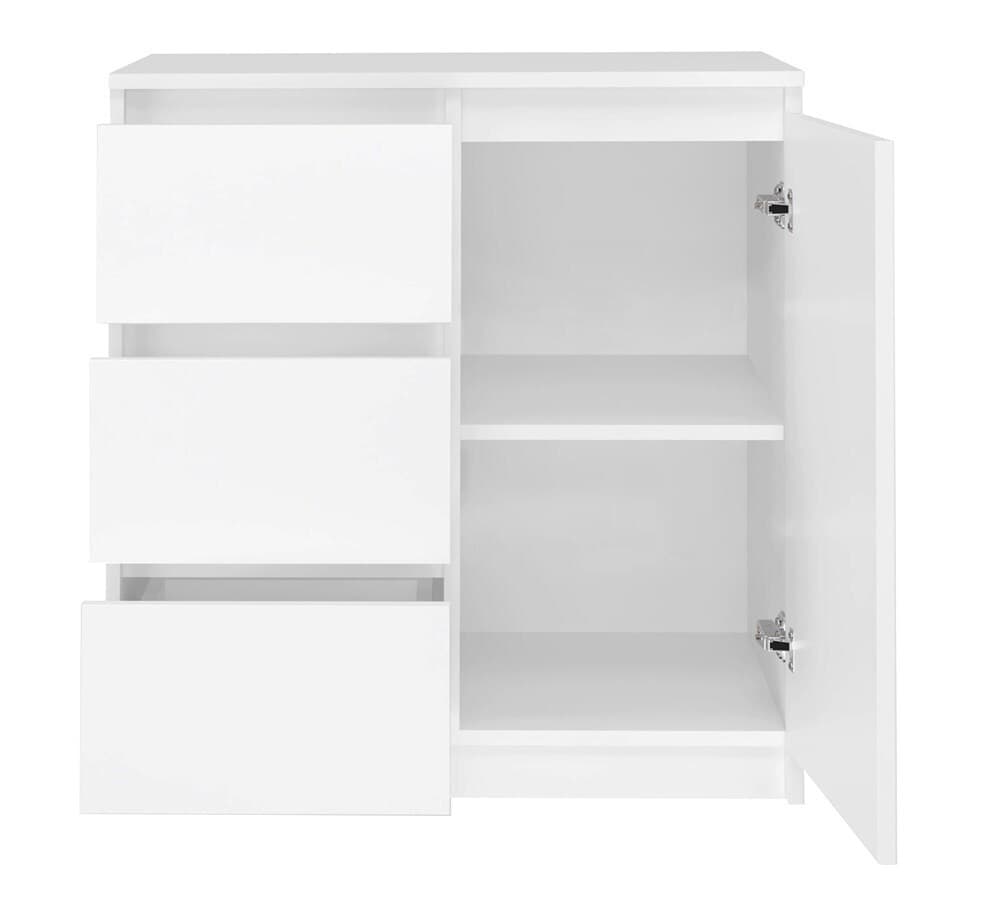 Malwa 1d3s White Chest Drawers 4