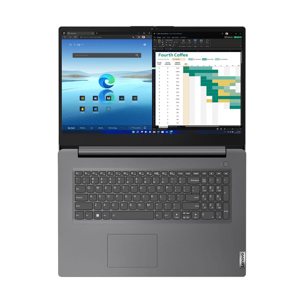 Lenovo V17 G4 IRU 17.3" IPS FHD (i5-13420H/16GB/512GB SSD/W11 Pro) Iron Grey (International English Keyboard) 5